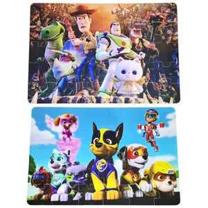 پازل 30 تکه مدل فومی طرح های سگ های نگهبان و داستان اسباب بازی بسته دو عددی