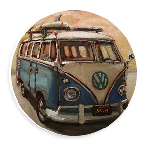 دیوارکوب طرح نقاشی فولکس واگن مدل wtb371