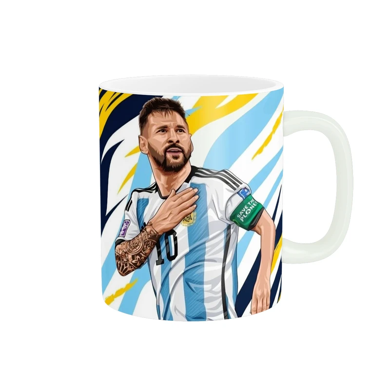 ماگ پاد آفرین طرح مسی کد 1404