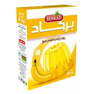پودر ژله برکاد با طعم موز - 100 گرم