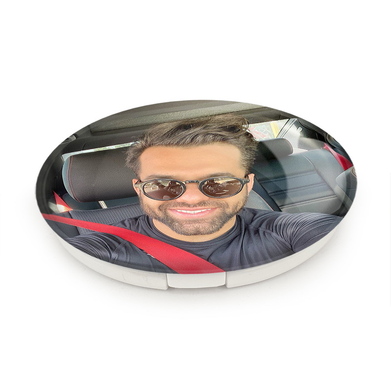 آینه جیبی خندالو طرح رضا بهرام مدل تاشو کد 4003