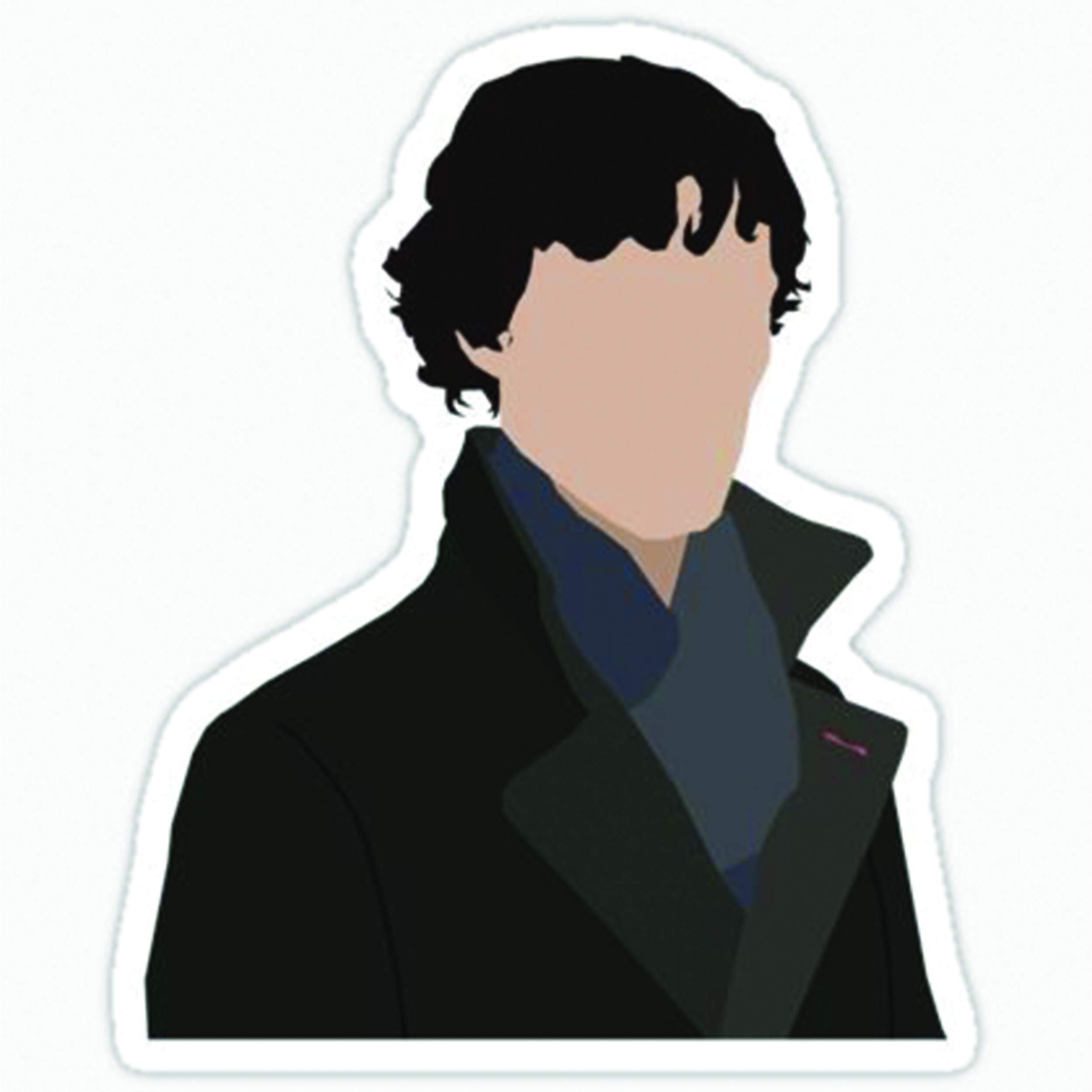 استیکر لپ تاپ طرح شرلوک کد 2385