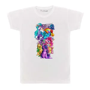 تی شرت بچگانه پرمانه طرح پونی کد pmt.4652