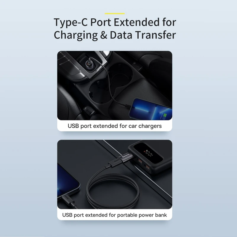 عکس شماره 16 : مبدل usb 3.1 به usb-c باسئوس مدل zjjq0001