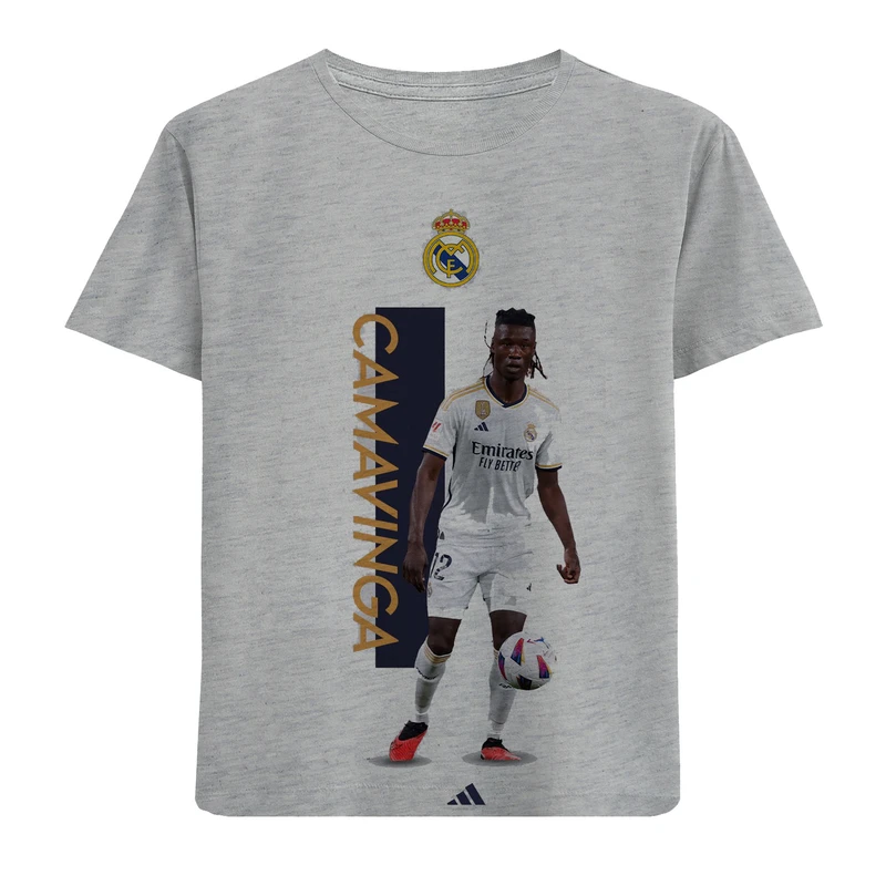تی شرت آستین کوتاه پسرانه مدل رئال مادرید N192