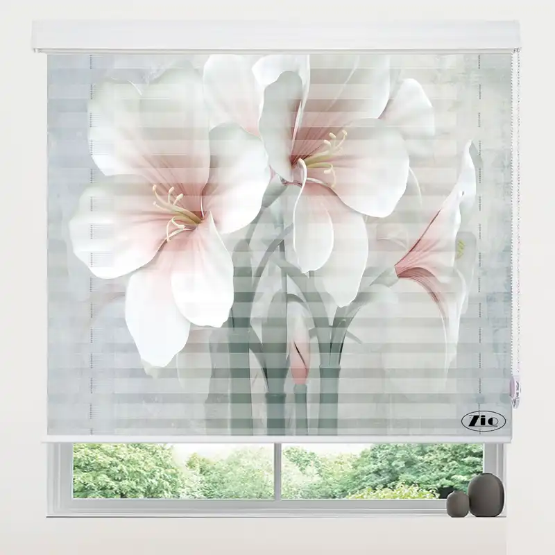 پرده زبرا زیو مدل 3D-1070 سایز 150x200 سانتی متر