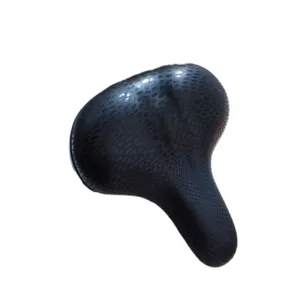 زین دوچرخه مدل پهن پوست ماری کپسولی