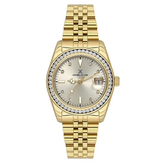 ساعت مچی عقربه‌ای کوارتز زنانه دنیل کلین مدل dk.1.13715-2