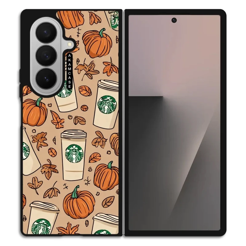 کاور آکام مدل AMC-WSGZFOLD7-PUMPKIN-23 مناسب برای گوشی موبایل سامسونگ Galaxy Z Fold 7