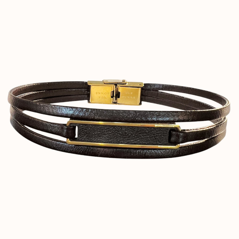 دستبند طلا 18 عیار مردانه الین گالری مدل هاتف کد 15000dch