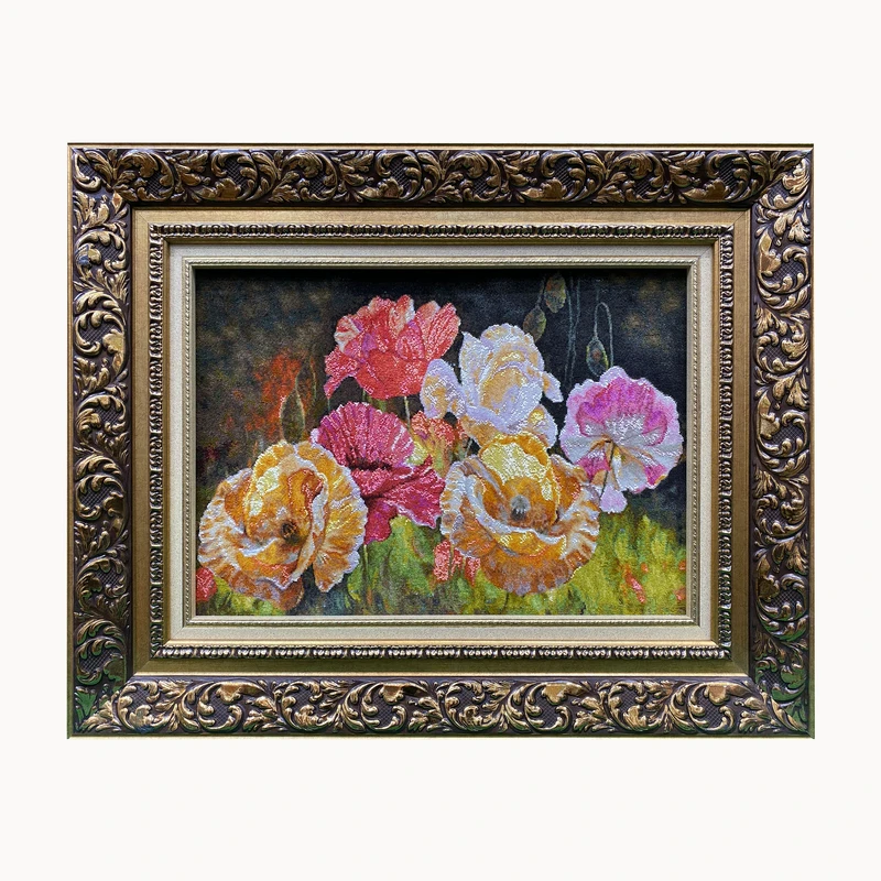 تابلو فرش دستباف طرح گل کد ۲۱۳۷۸۸۳۳