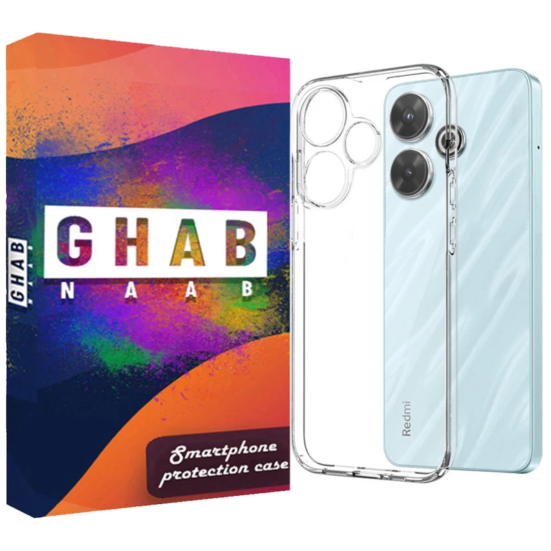 کاور قاب ناب مدل ژله ای کپسول دار مناسب برای گوشی موبایل شیائومی Redmi 13 4G / Redmi 13 5G / Poco M6 5G