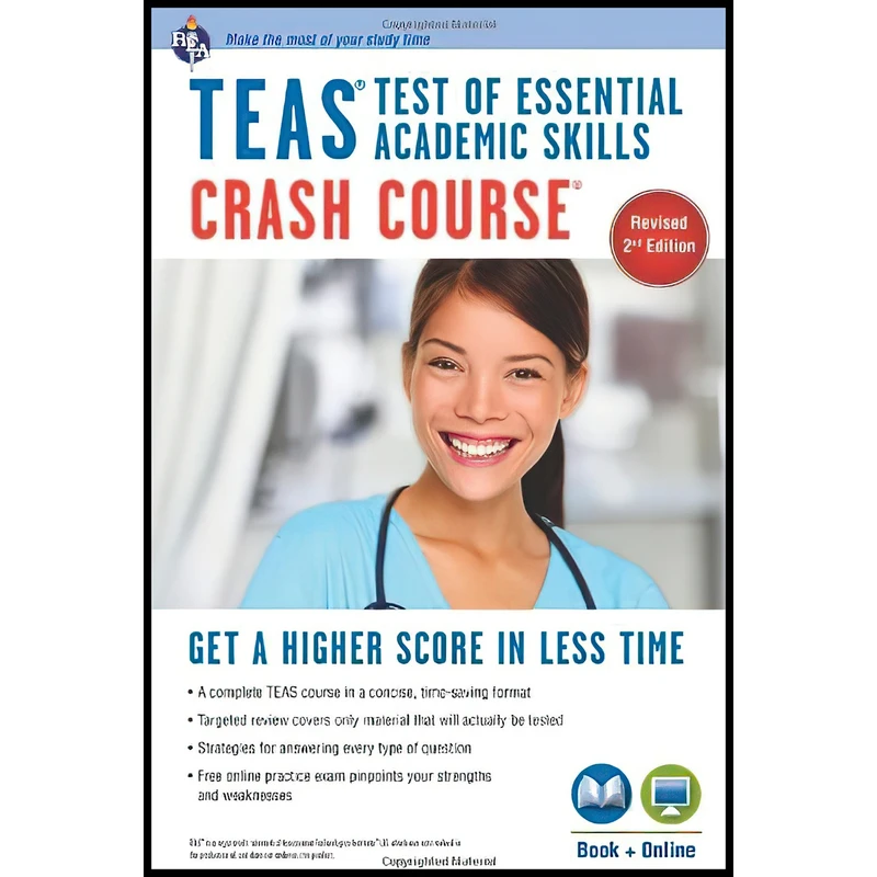 کتاب TEAS Crash Course Book Online اثر Daniel Greenberg انتشارات Research Education Association