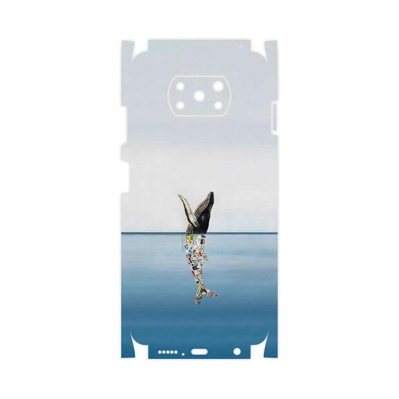 برچسب پوششی ماهوت مدل Collage of Sea Trash-FullSkin مناسب برای گوشی موبایل شیائومی Poco X3 NFC