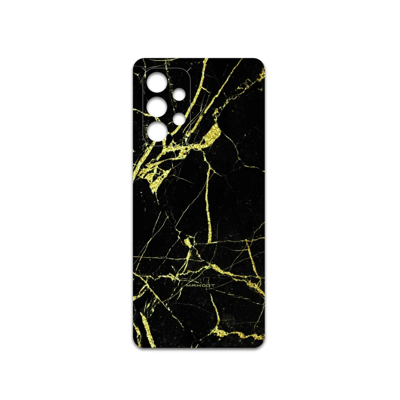 برچسب پوششی ماهوت مدل Graphite-Gold-Marble مناسب برای گوشی موبایل سامسونگ Galaxy A53 5G