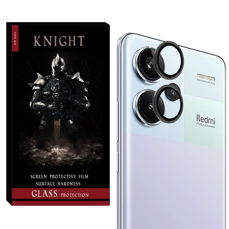 محافظ لنز دوربین نایت مدل Ring-Metal-KT مناسب برای گوشی موبایل شیائومی Redmi Note 13 pro plus