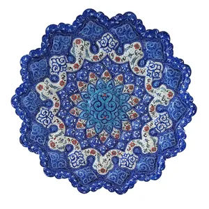 بشقاب میناکاری مدل ترنج E- 30