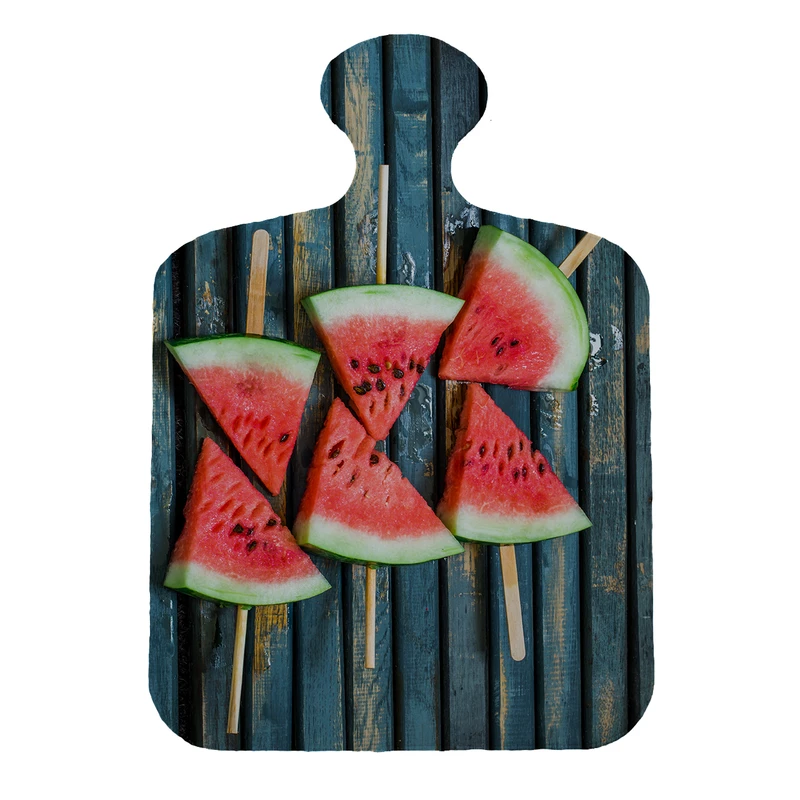 پادری مدل تخته گوشت طرح هندوانه کد 8424 سایز 110×80 سانتی متر