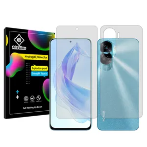 Arka Glass Tough model transparent screen protector suitable for Honor 90 Lite mobile phone along with the back of the phone protector