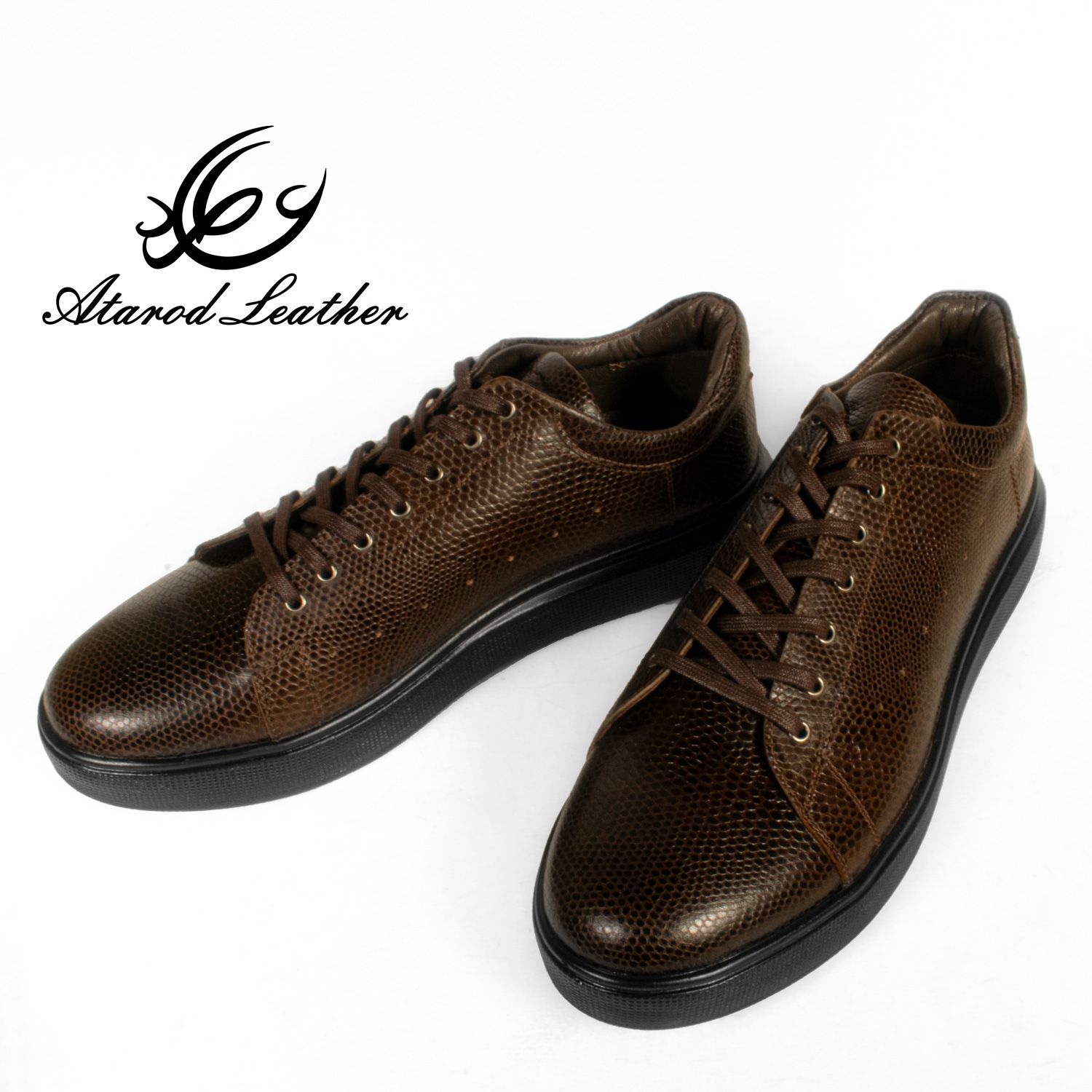 کفش روزمره مردانه چرم عطارد مدل چرم طبیعی کد SH129 -  - 12
