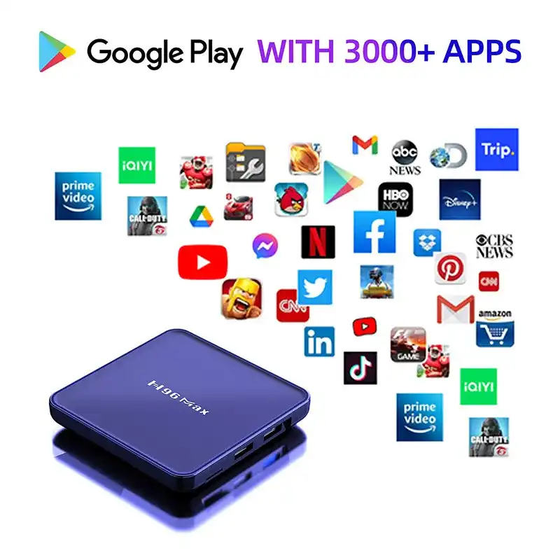 اندروید باکس مدل H96 MAX V12 به همراه کیبورد هوشمند