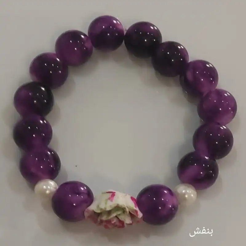 دستبند دخترانه مدل گل 001