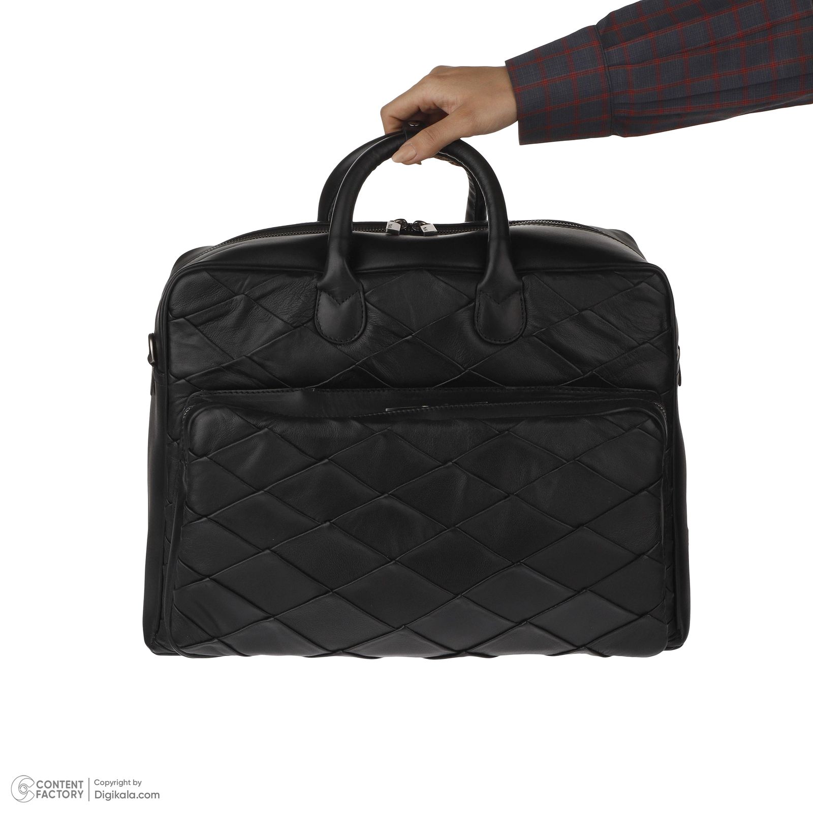 ساک مسافرتی مردانه چرم مشهد مدل X0101-001 -  - 5