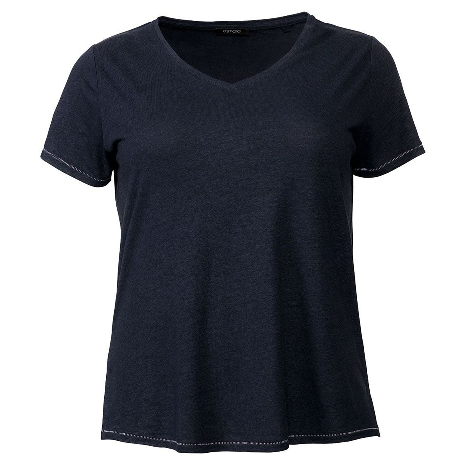 تی شرت آستین کوتاه زنانه اسمارا مدل 313237 رنگ سرمه ای -  - 1