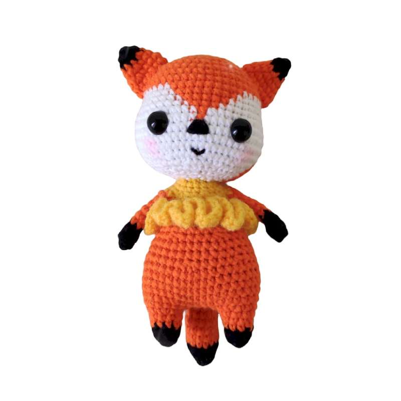 عروسک بافتنی مدل روباه کد 60223