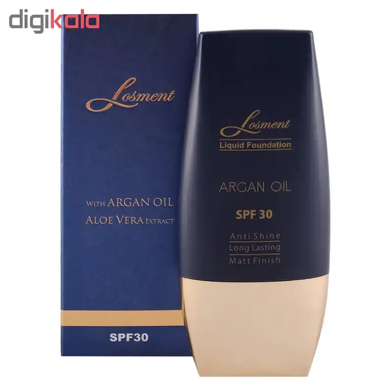 کرم پودر لوسمنت SPF30 حاوی روغن آرگان و آلوئه ورا شماره L221 حجم 30 میلی لیتر