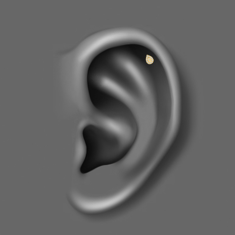 پیرسینگ گوش زنانه اقلیمه مدل HS253 پیرسینگ گوش زنانه اقلیمه مدل HS253