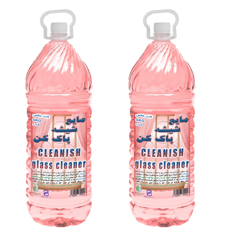  مایع شیشه پاک کن کلینیش مدل PP3 وزن 3000 گرم بسته 2 عددی