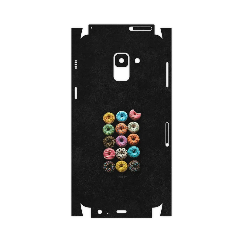 برچسب پوششی ماهوت مدل Doughnut-FullSkin مناسب برای گوشی موبایل سامسونگ Galaxy A8 2018