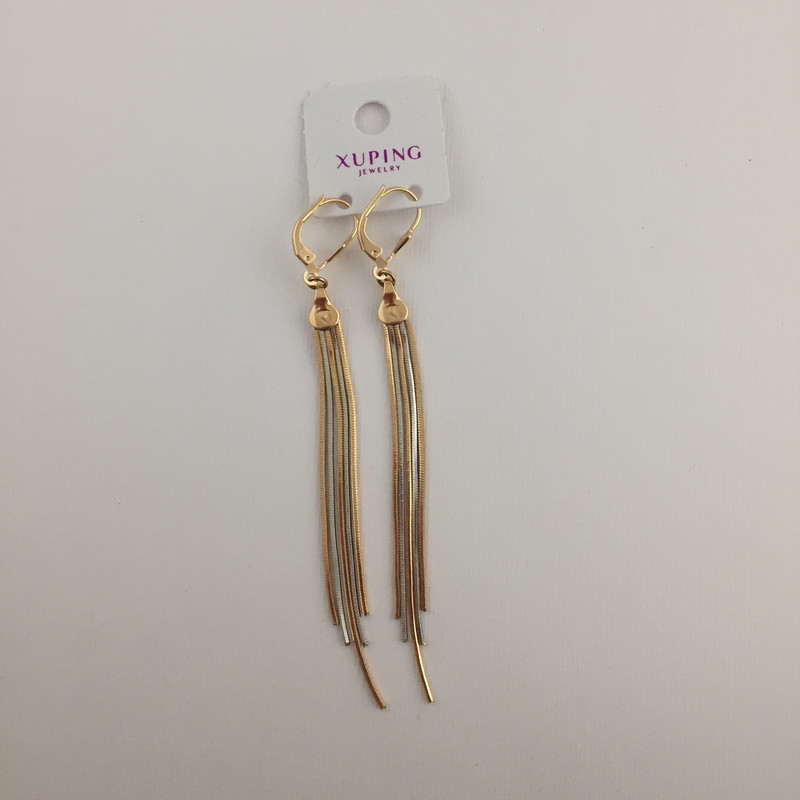 گوشواره زنانه ژوپینگ مدل رشته ای