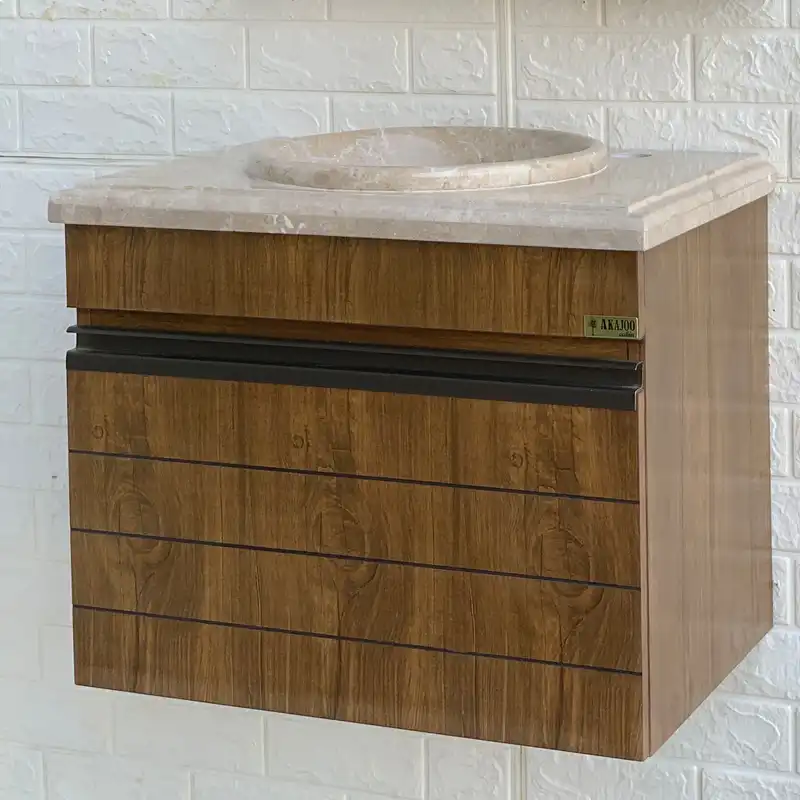 ست کابینت و روشویی آکاژو مدل A511 به همراه آینه و باکس