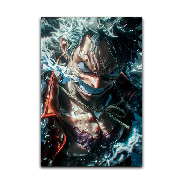 تابلو شاسی گوفی مدل انیمه وان پیس طرح one piece کد Luffy AWC86