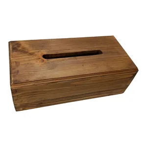 جعبه دستمال کاغذی مدل چوب روسی کد 01