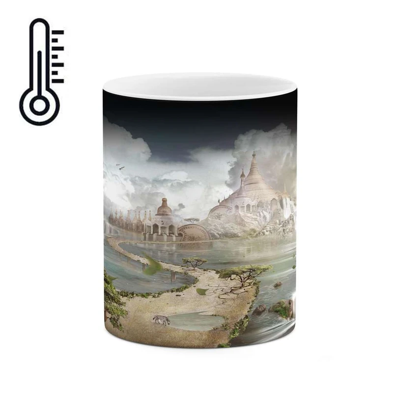 ماگ حرارتی کاکتی مدل انیمه کد mgh17548