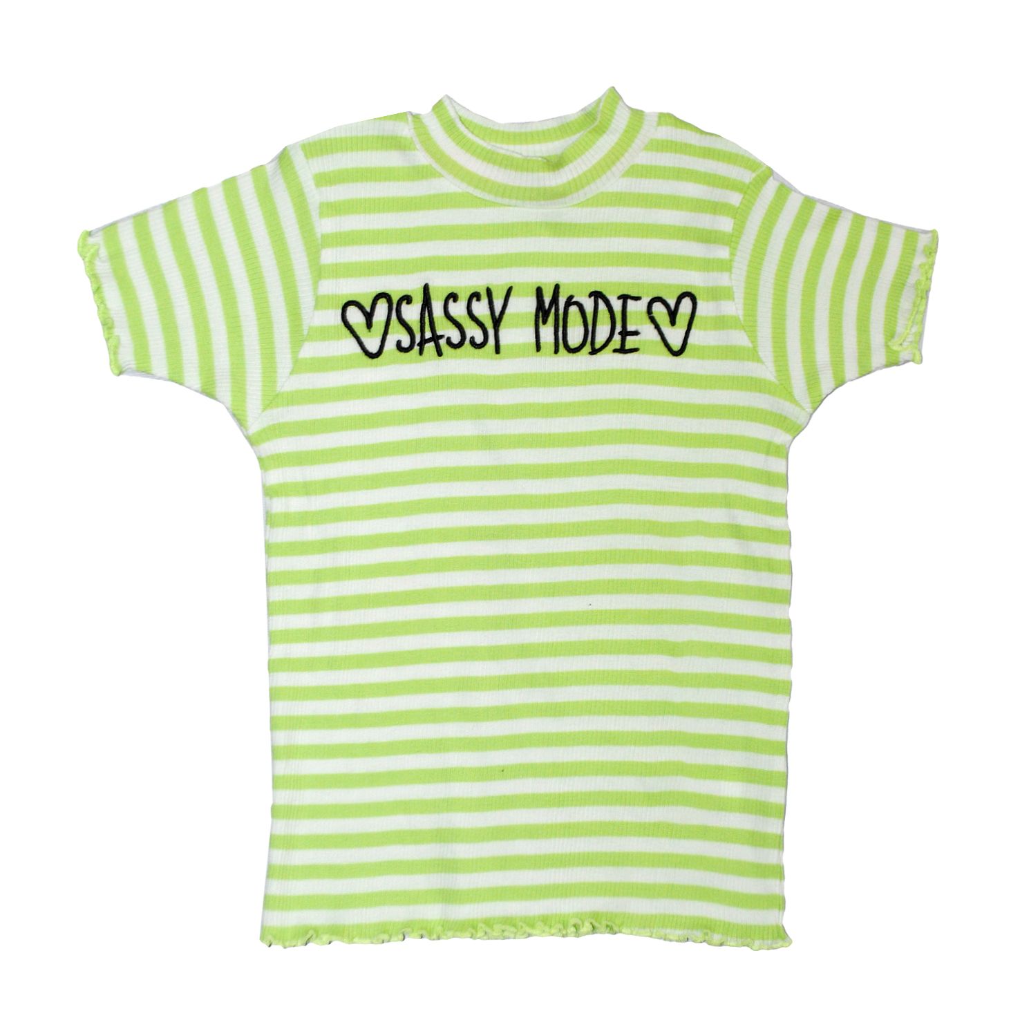 تی شرت آستین کوتاه دخترانه مکس مدل Sassy mode 8983 -  - 1