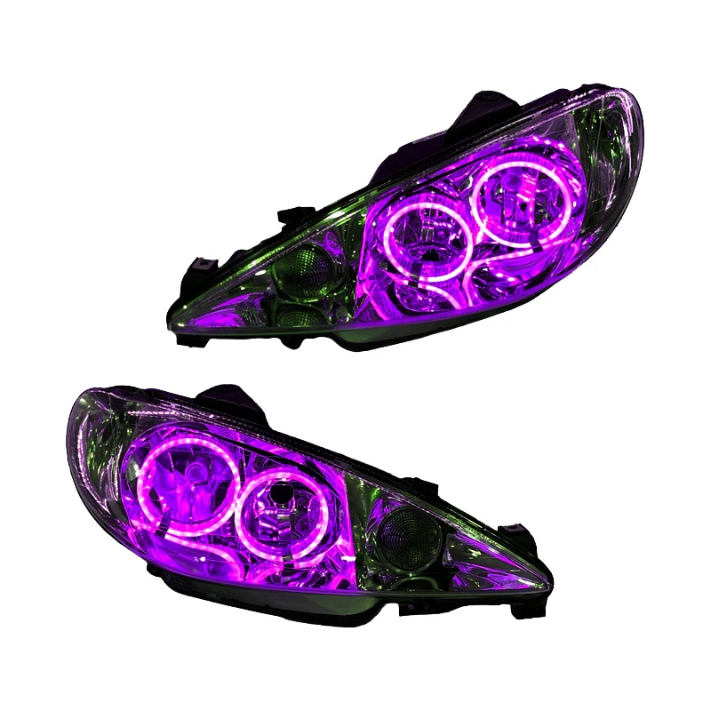 چراغ جلو خودرو گروه پژوهش صنعت مدرن مدل 3D-Ring-P بسته دو عددی