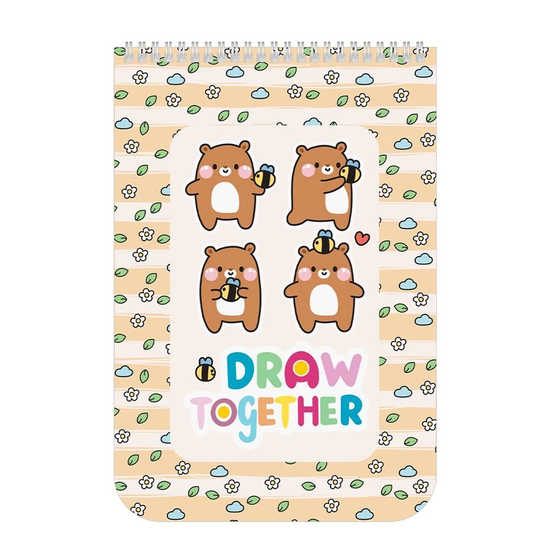 دفتر نقاشی 40 برگ مدل سنجابهای مهربون