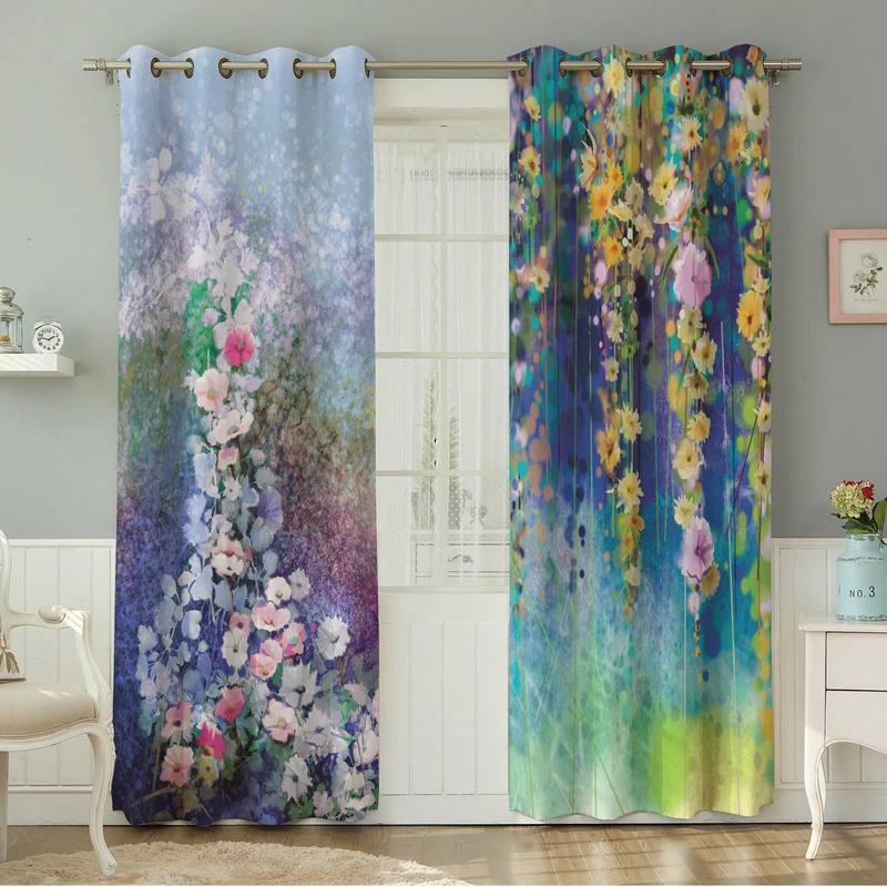 پرده نیروانا طرح مدرن  مدل هازان کد 4638 سایز 140×280 سانتی متر