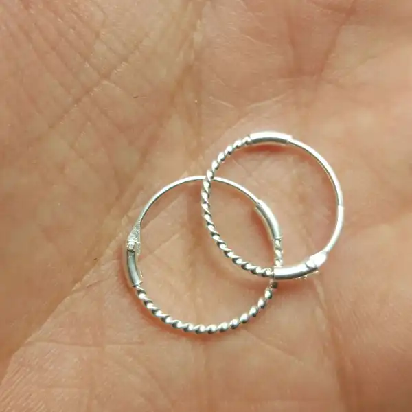 گوشواره نقره زنانه آی ام مدل AL1108