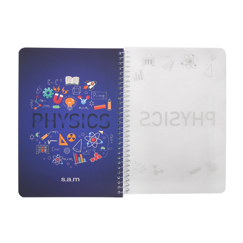 دفتر مشق 100 برگ سم طرح فیزیک