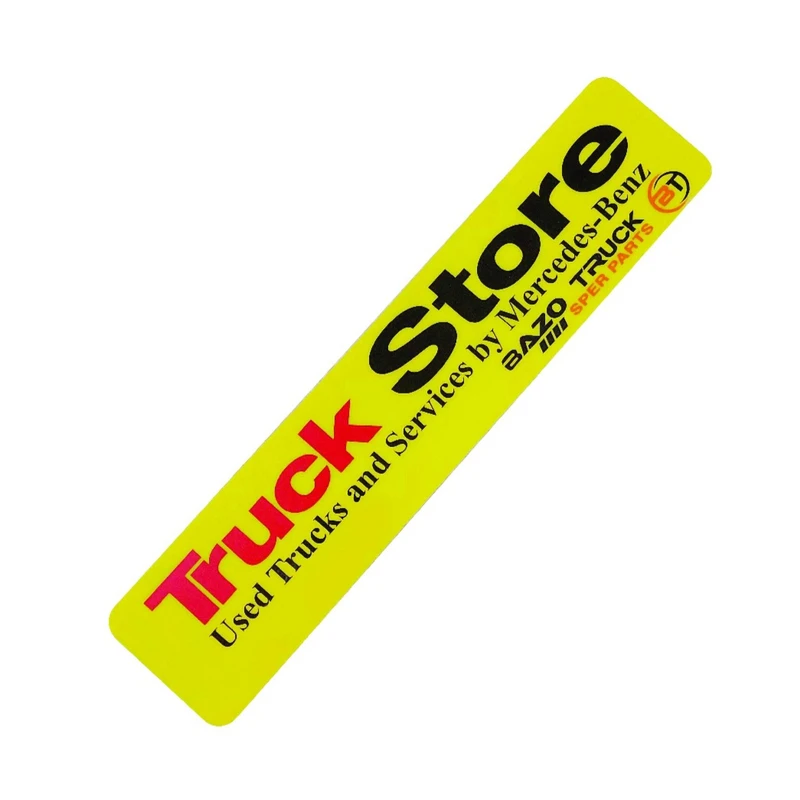 پلاک تزئینی طرح پلکسی برجسته مدل TRUCK STORE-Y