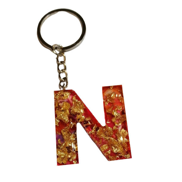 جاکلیدی دخترانه مدل حرف N