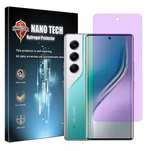 Nano tech Hydrogel model anti purple screen protector suitable for Tecno Camon 40 Pro mobile phone
