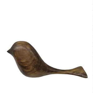 مجسمه مدل پرنده چوبی