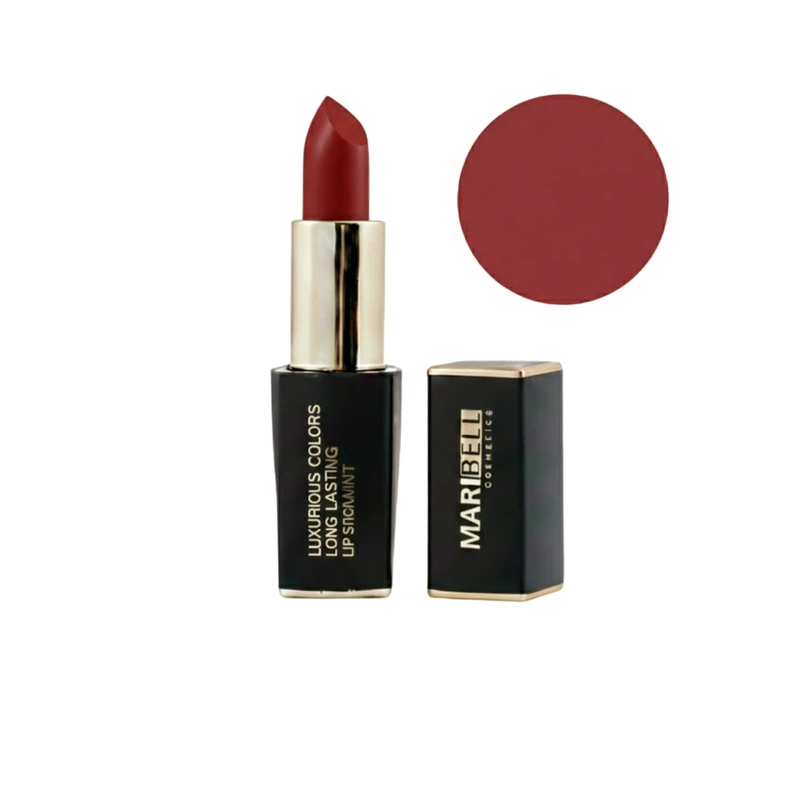 رژلب جامد مات مری بل مدل ام ال رنگ قرمز شماره ML18