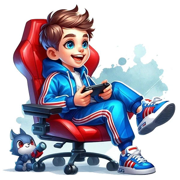  استیکر پارچه و لباس پاد آفرین طرح پسر کد 4414